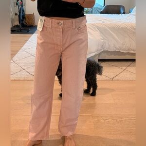 Madewell Pink High-Rise Jeans